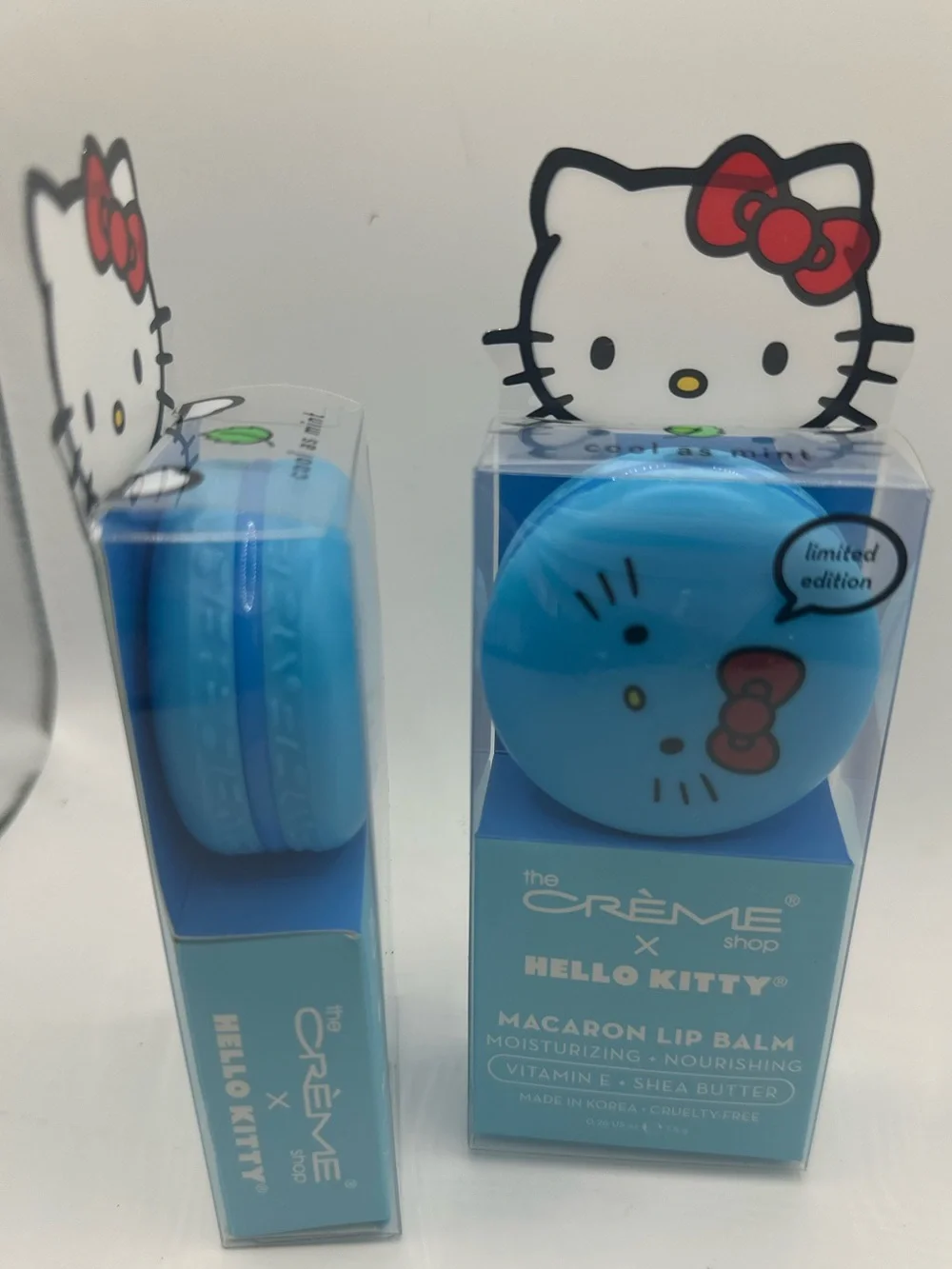 The Crème Shop x Hello Kitty Blue Macaron Lip Balm (Set of 2)